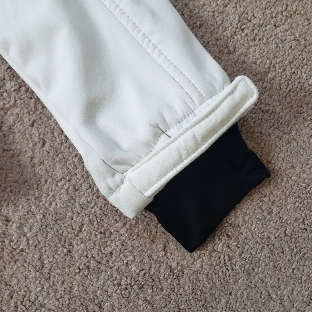 Spyder Women’s Softshell Jacket Water Resistant Terry Fleece Lined White Size S - Picture 7 of 10